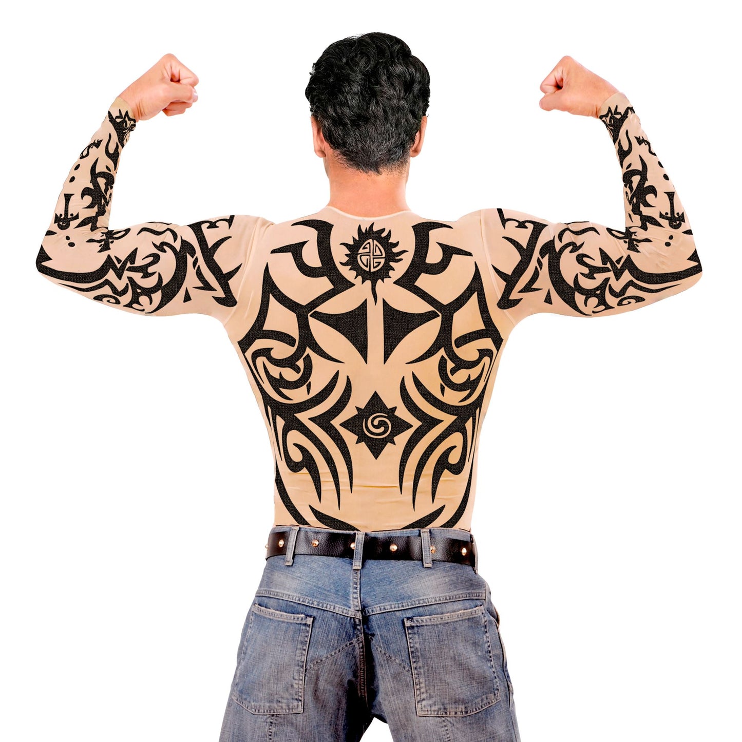 "TRIBAL TATTOOSHIRT" realistischer Effekt – Detailansicht