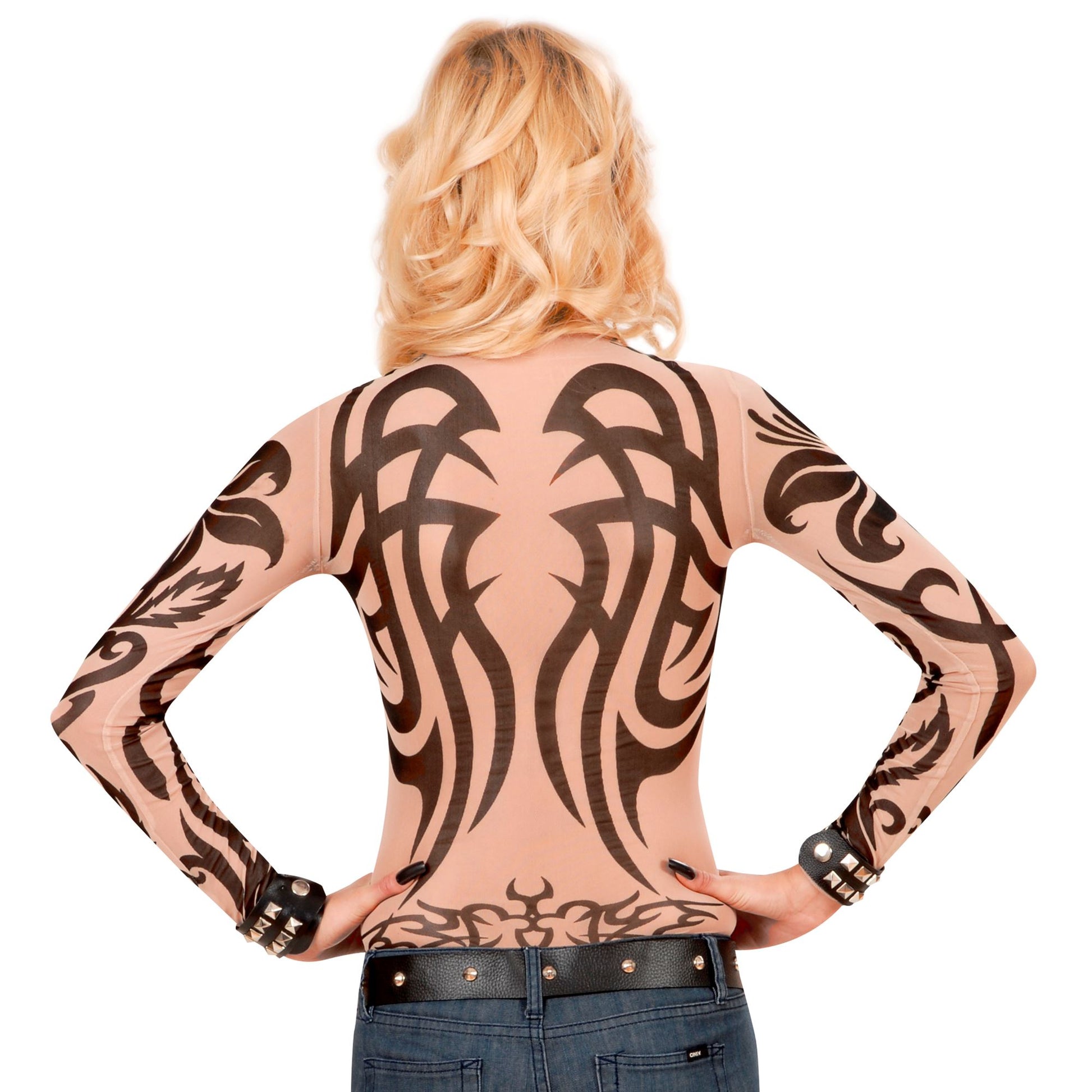 "TRIBAL TATTOOSHIRT" realistischer Effekt – Detailansicht