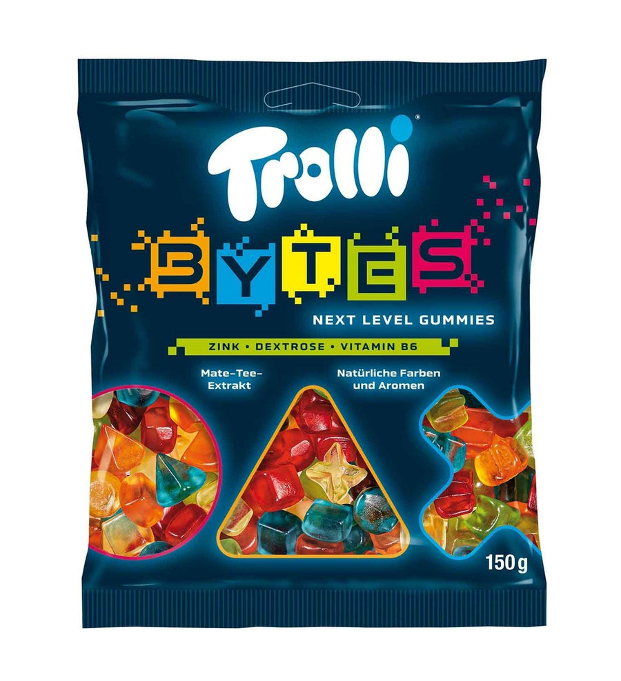 Trolli Bytes Gummi-Bonbons mit Dextrose 150 g Packung