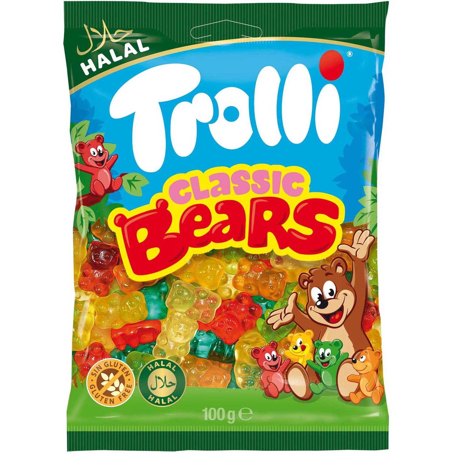 Trolli Classic Bears 100g Fruchtgummi Halal