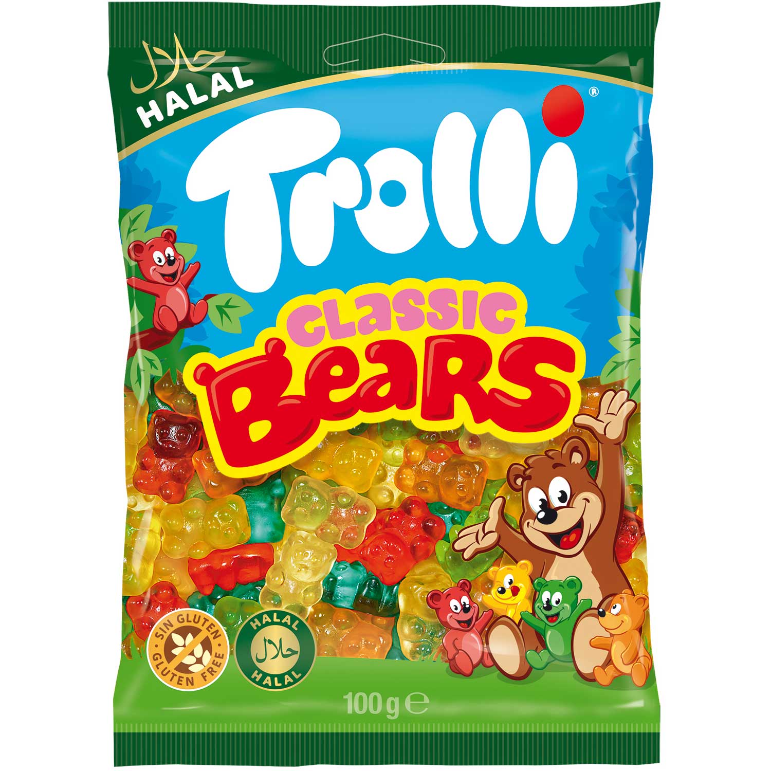 Trolli Classic Bears 100g Fruchtgummi Halal