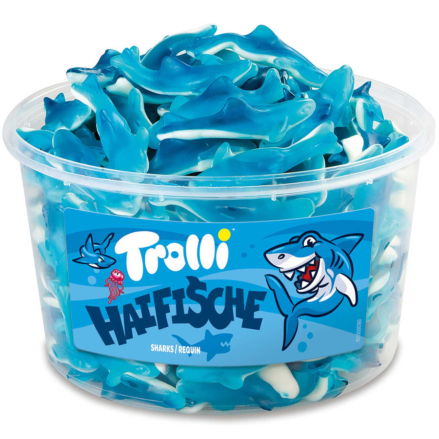 Trolli Haifische Fruchtgummi 150 Stück 1200 g Schweiz