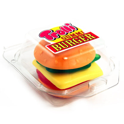 Trolli Party Burger Minis 17x10g einzeln verpackte Burger Fruchtgummi – Detailansicht