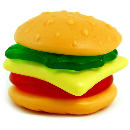 Trolli Party Burger Minis 17x10g einzeln verpackte Burger Fruchtgummi – Rückansicht
