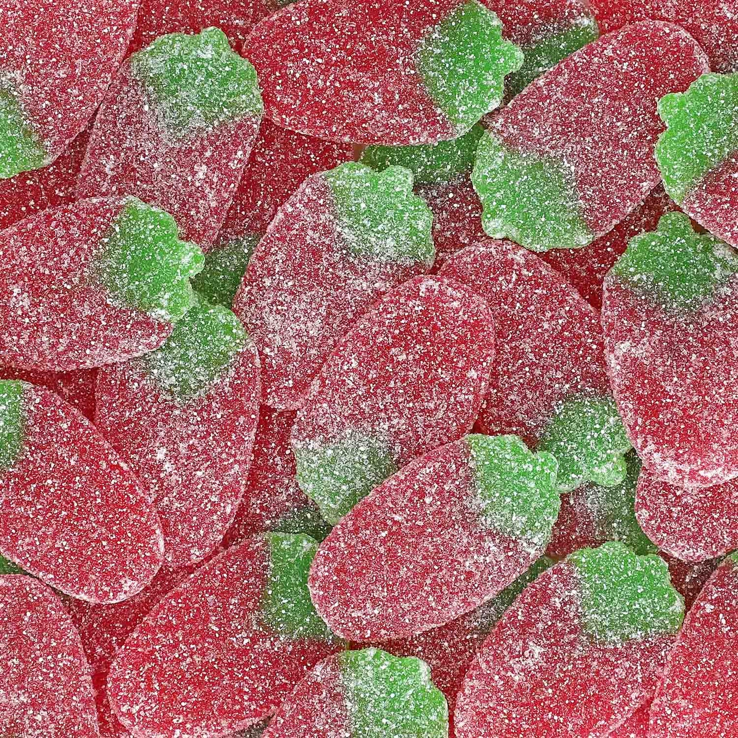 Trolli Saure Erdbeeren 150er Fruchtgummi Erdbeere saure Zuckerung – Seitenansicht