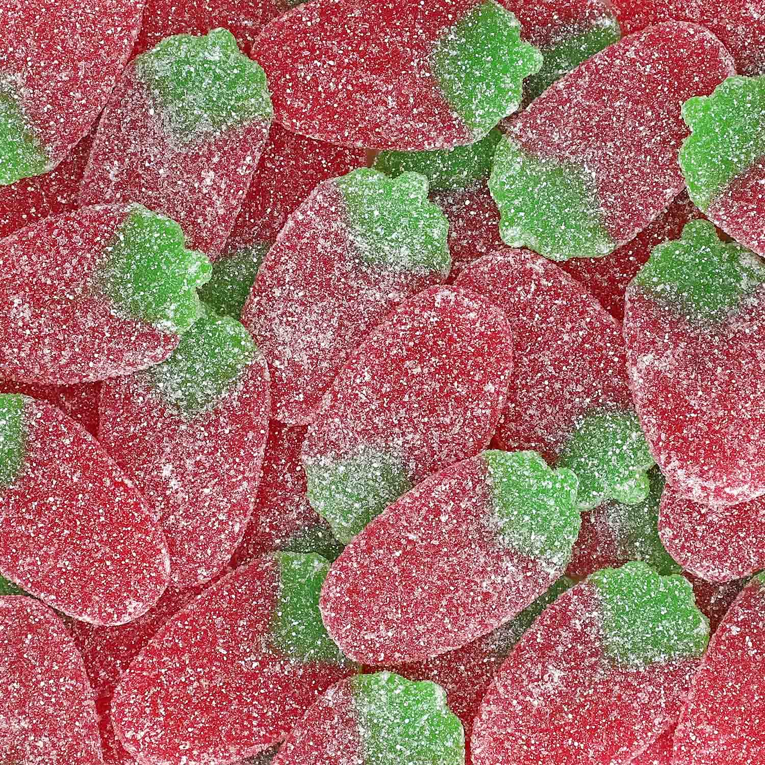 Trolli Saure Erdbeeren 150er Fruchtgummi Erdbeere saure Zuckerung – Seitenansicht