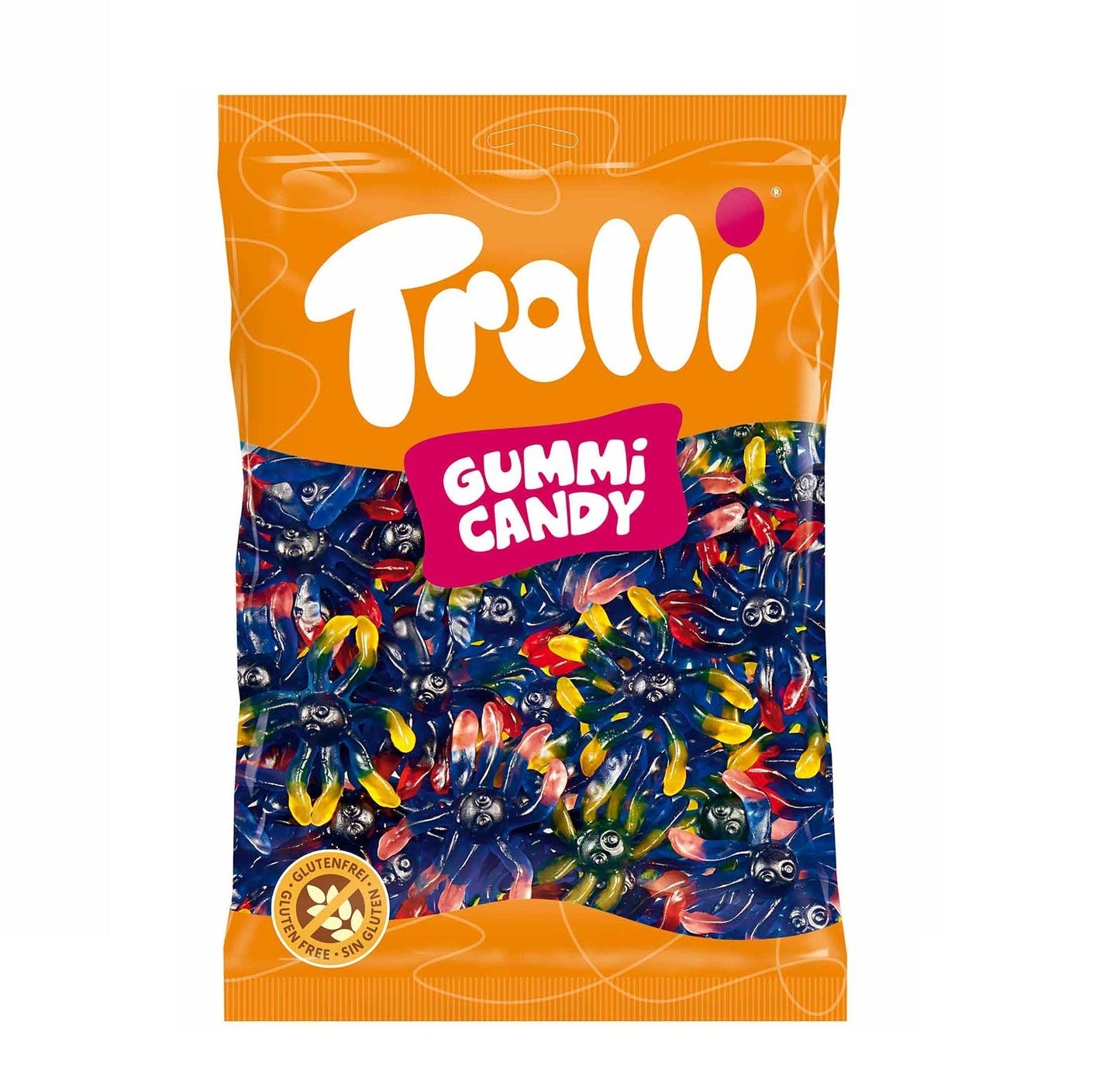 Trolli Tintenfisch Fruchtgummi 1kg bunt – Produktansicht