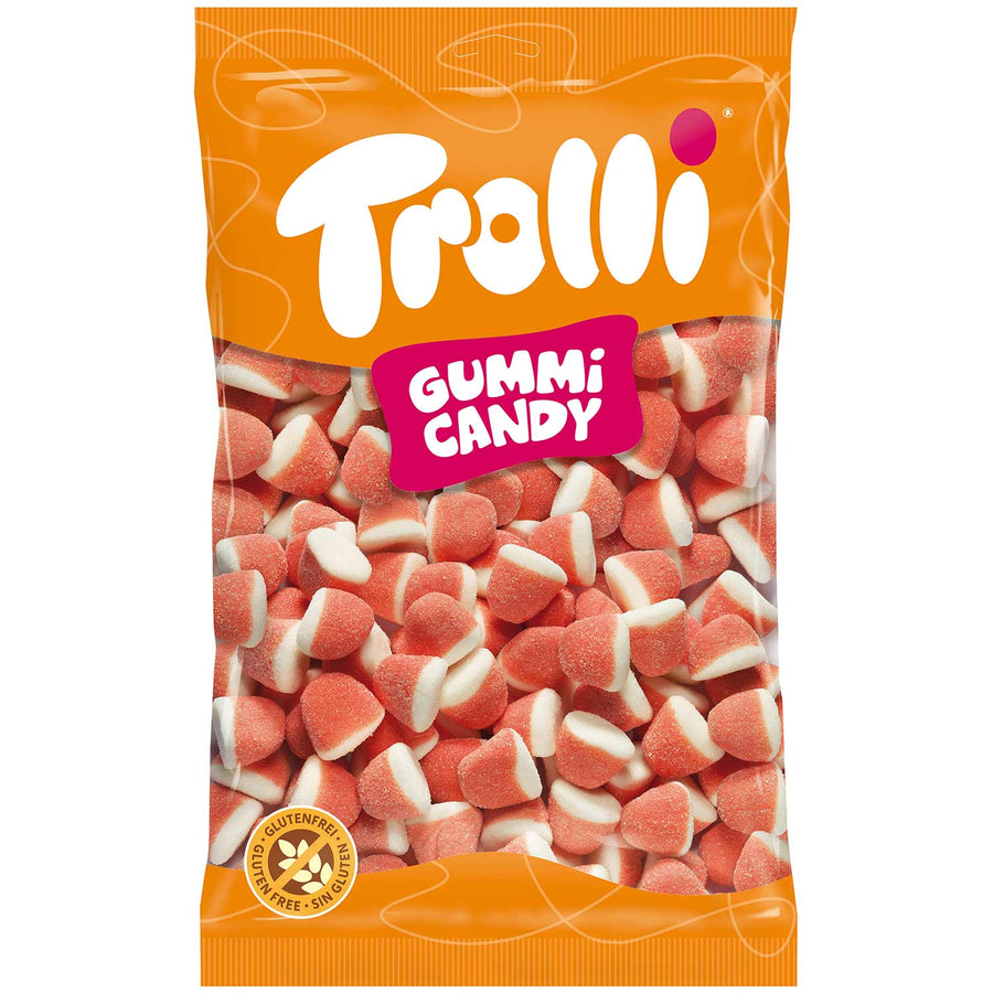 Trolli Strawberry Kiss Schaumzucker 1Kg Sahne-Erdbeer Geschmack