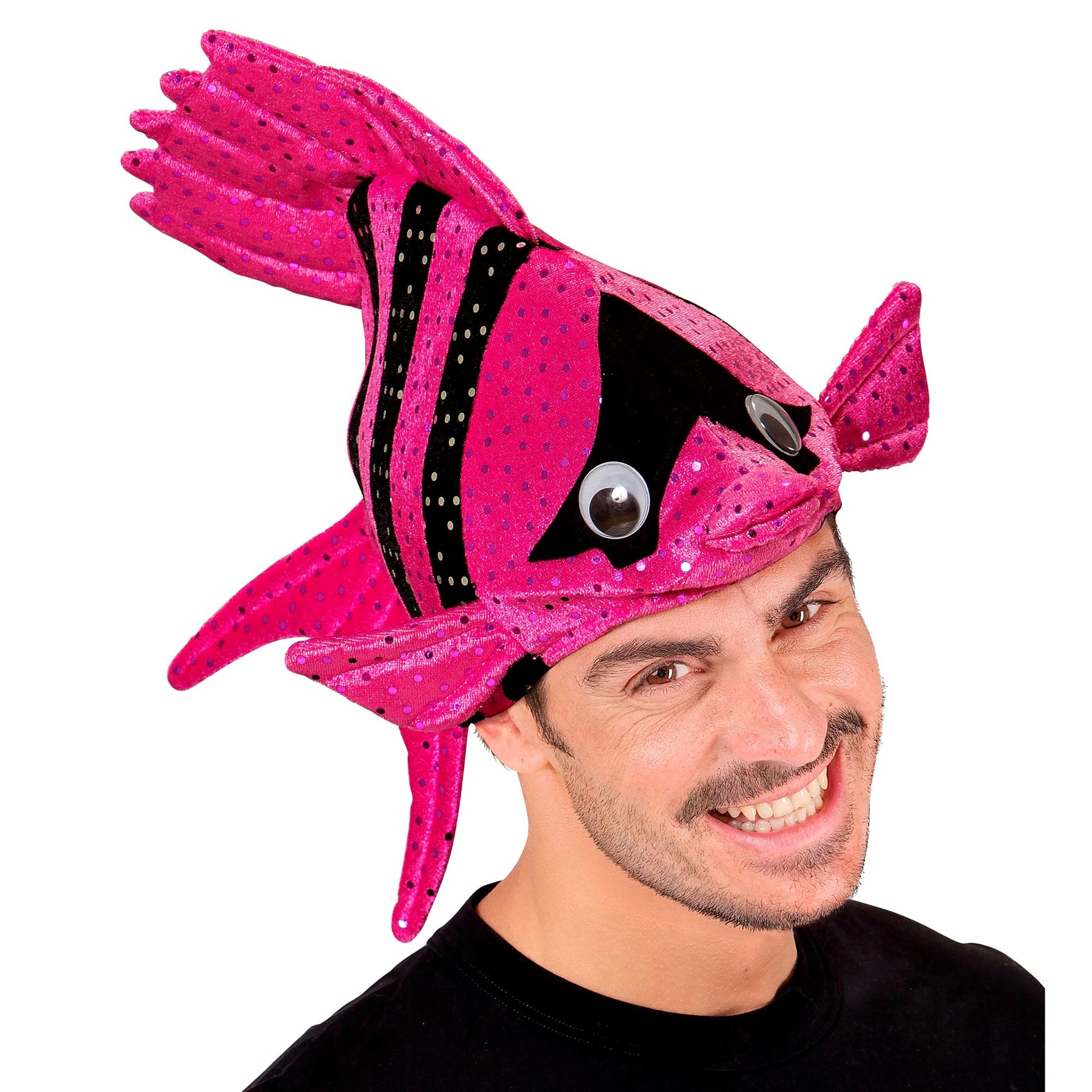 "TROPENFISCHHUT PINK" – Detailansicht