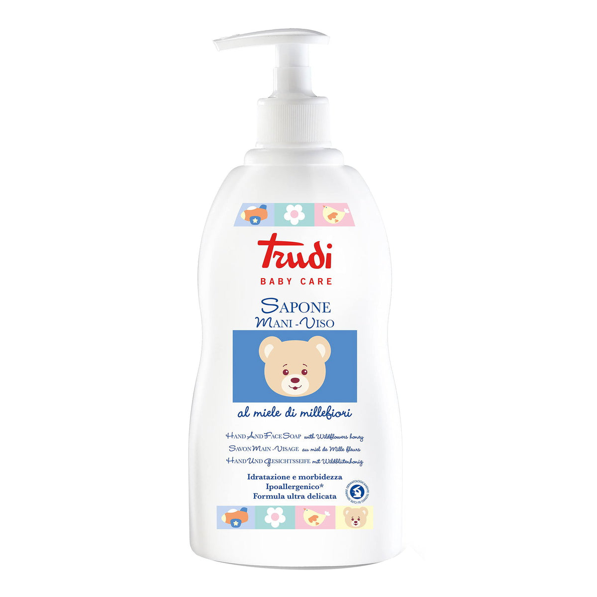 Trudi Baby Care, Honey Millefiori, Honig, Hydratisierend, Flüssigseife, Für Gesicht & Hände, 500 ml *Tester