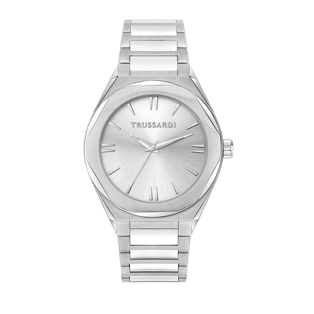 TRUSSARDI BIG R2453156006 Only Time - Armbanduhr 42 mm Silber
