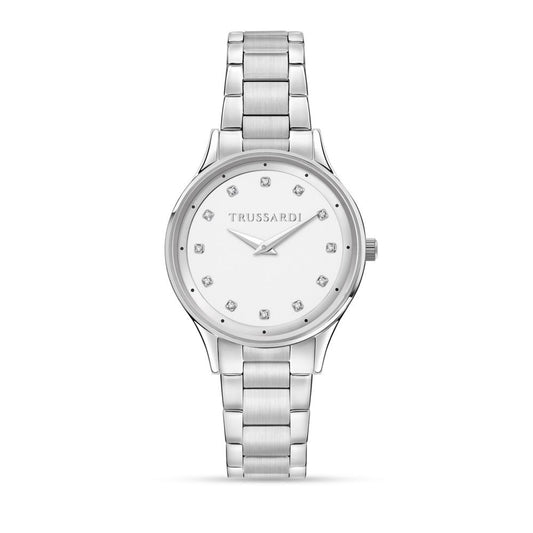 TRUSSARDI R2453152512 Only Time Armbanduhr 34 mm Silber
