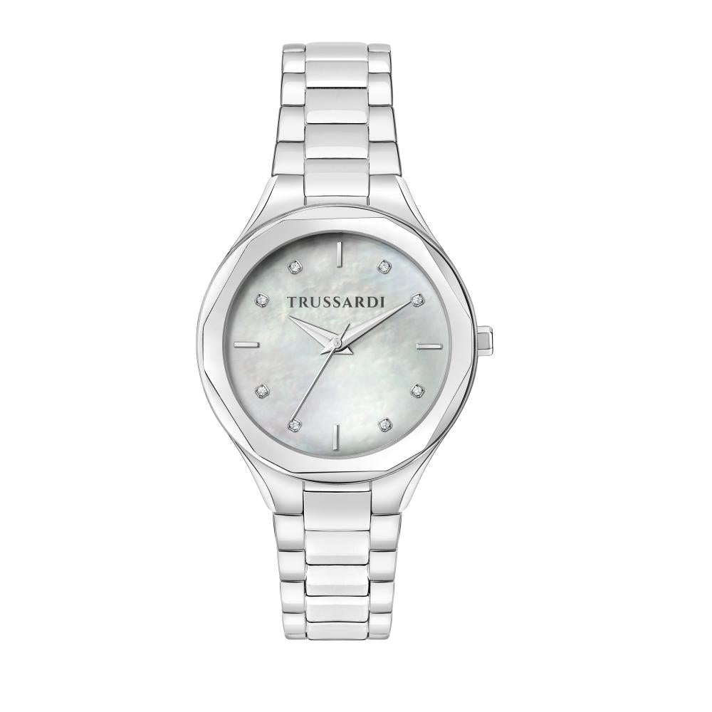TRUSSARDI SMALL R2453157502 Only Time - Armbanduhr 32 mm Silber