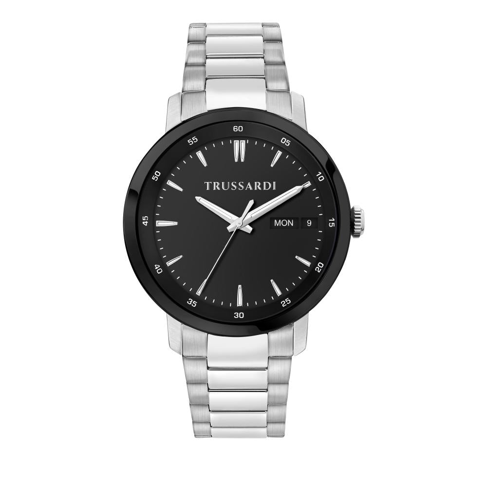 TRUSSARDI T-COUPLE R2453147015 Date - Armbanduhr 41 mm Silber