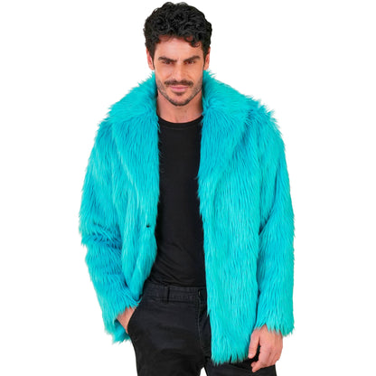 "TÜRKISE PLÜSCHJACKE" – Ansicht 4