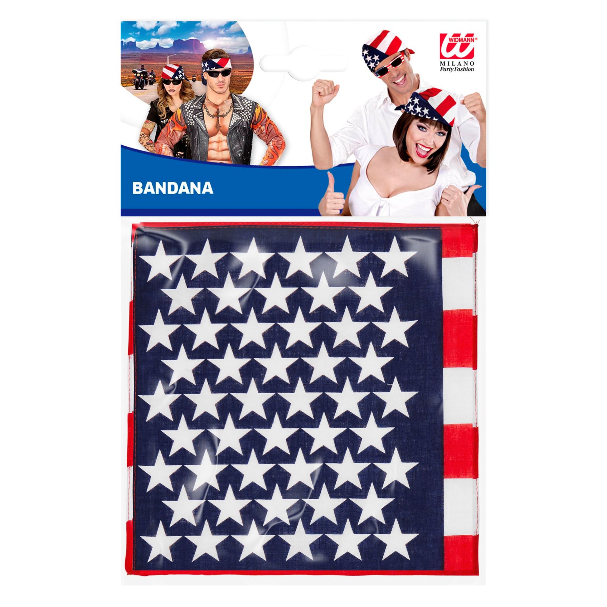"U.S.A. BANDANA" 55x55 cm - 100% Baumwolle – Ansicht 3