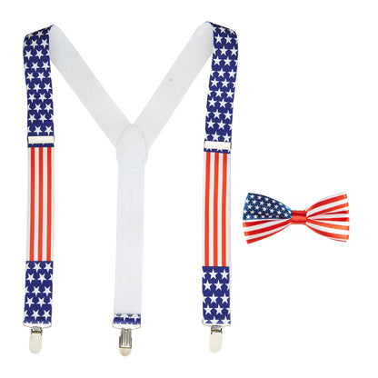 "U.S.A." (Hosenträger & Fliege) – Vorderansicht