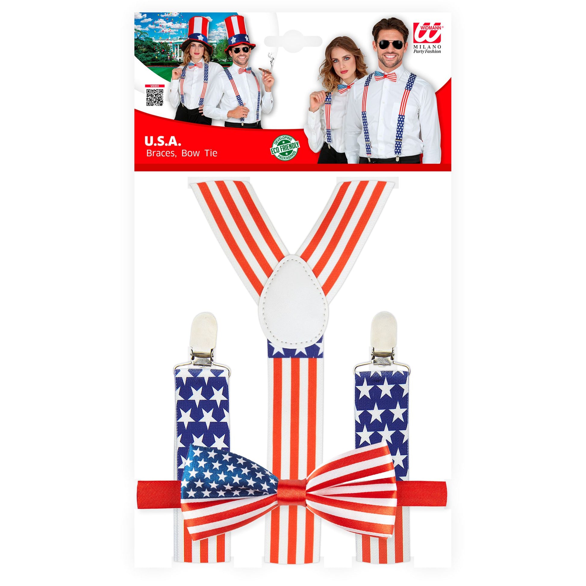 "U.S.A." (Hosenträger & Fliege) – Detailansicht