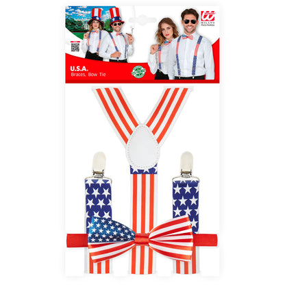 "U.S.A." (Hosenträger & Fliege) – Detailansicht