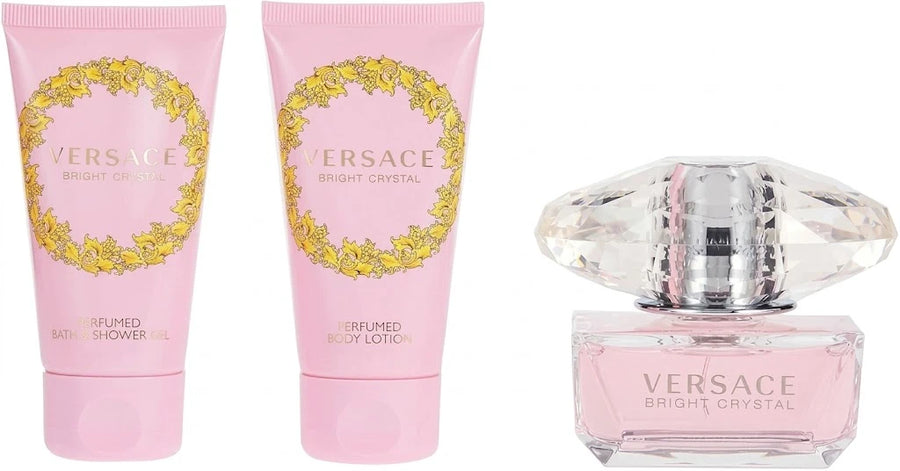 VERSACE BRIGHT CRYSTAL EDT SET 50 ML + B/L 100 ML
