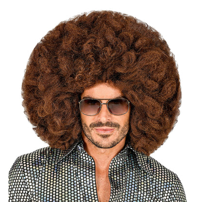 "ÜBERGROSSE AFRO PERÜCKE BRAUN" in Box – Ansicht 3