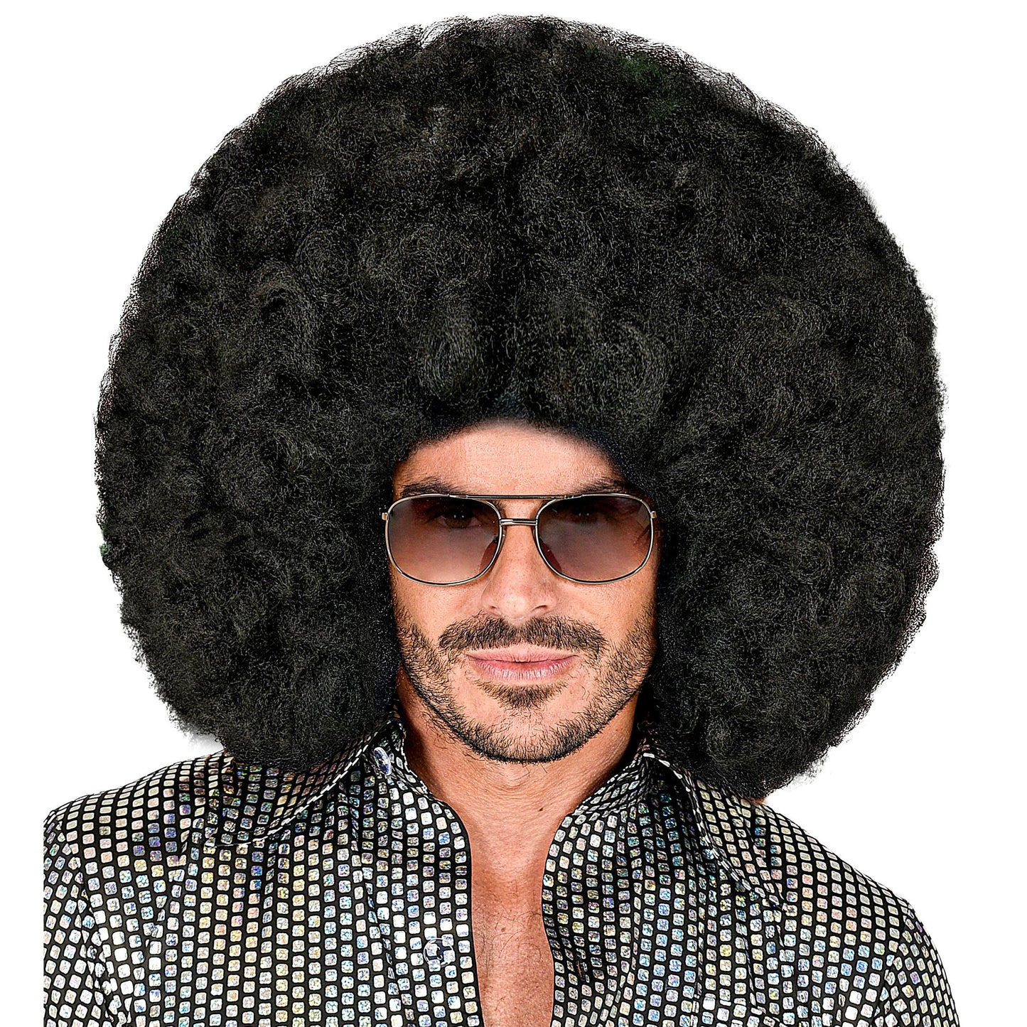 "ÜBERGROSSE AFRO PERÜCKE SCHWARZ" in Box – Ansicht 3