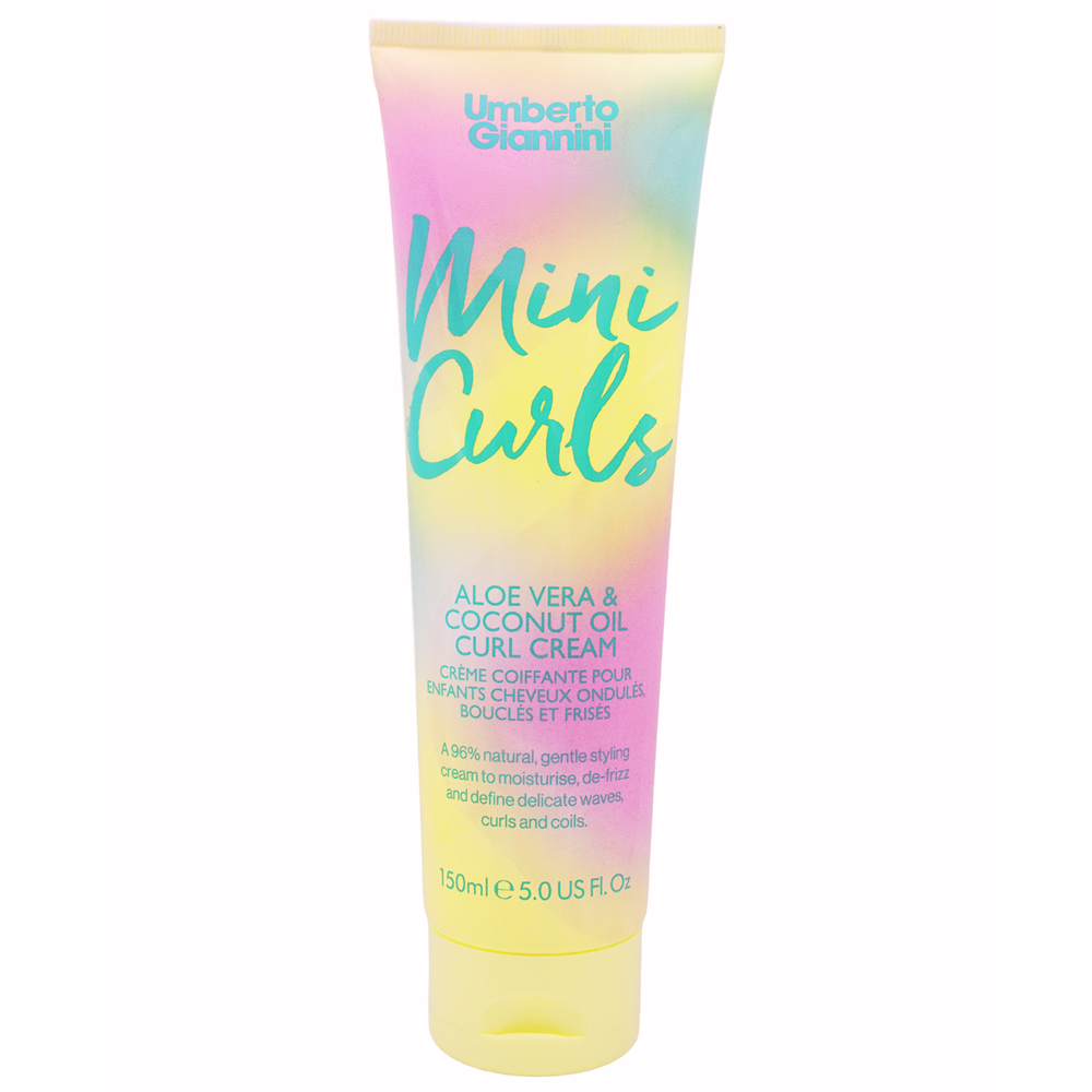 Umberto Giannini, Mini Curls, Aloe Vera, Haarstyling-Creme, Leichter bis mittlerer Halt, 150 ml