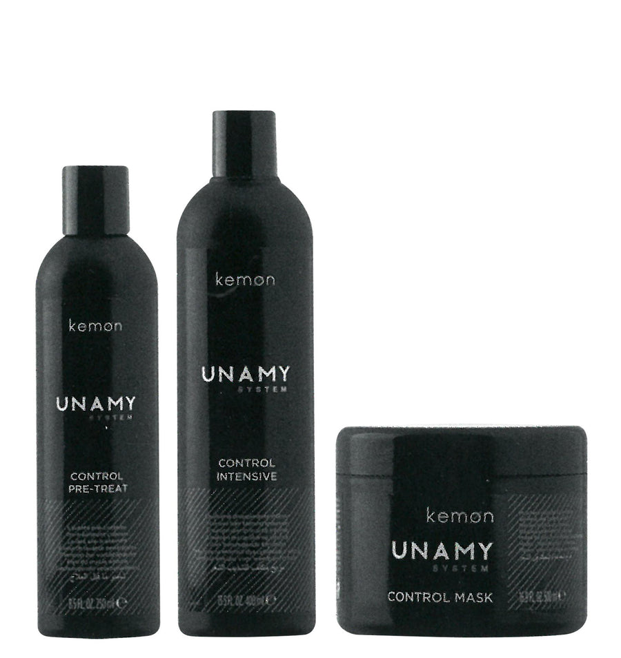 Kemon Haarpflegeset Unamy System Control Intensive Set Kemon: Control Intensive, Hair Shampoo, 400 ml + Control Intensive, Ha