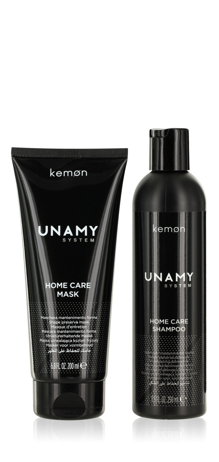 Kemon Haarpflegeset Unamy System Home Care Set Kemon: Unamy System Hair Care, Hair Shampoo, 250 ml + Unamy System Hair Care, 