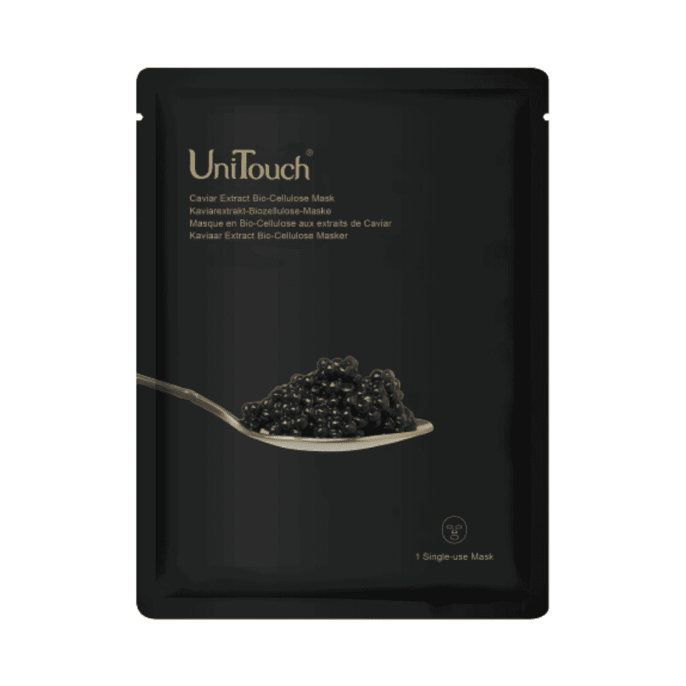 UniTouch, Bio-Cellulose, Kaviarextrakt, Anti-Aging, Gesichtsmaske, Für das Gesicht, 26 ml *Tester
