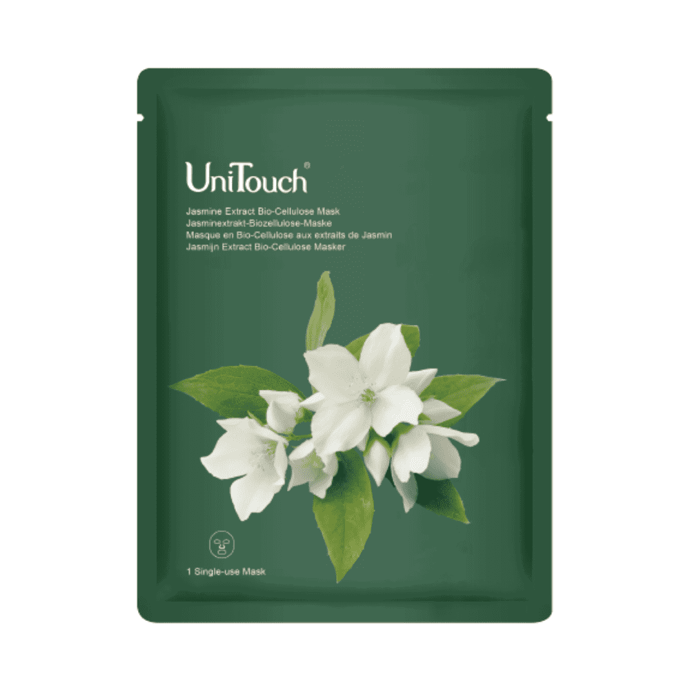 UniTouch, Bio-Cellulose, Jasmin, Anti-Aging, Gesichtsmaske, Für das Gesicht, 26 ml *Tester