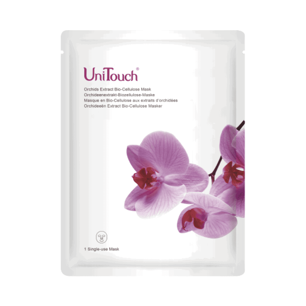 UniTouch, Bio-Cellulose, Orchid extract, Feuchtigkeitsspendend, Gesichtsmaske, Für das Gesicht, 26 ml *Tester