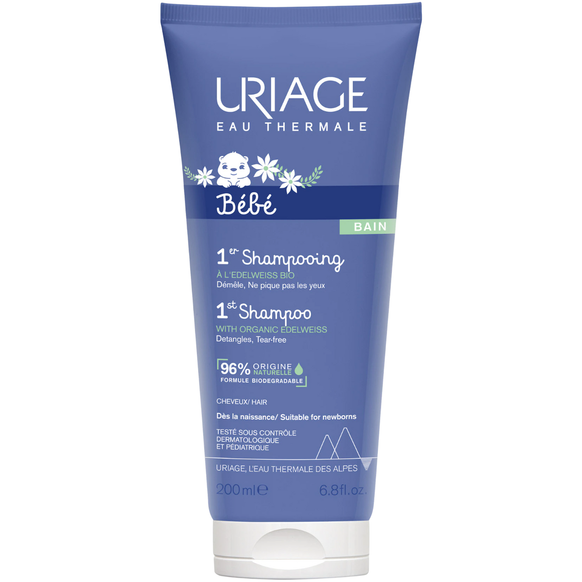 Uriage, 1er Bebe, Haarshampoo, Entwirren, 200 ml