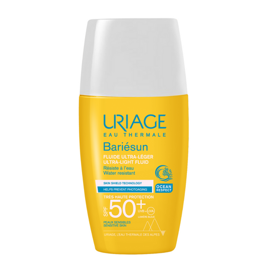 Uriage Uriage, Bariesun, Sonnenschutz, Sonnenschutzfluid, SPF 50+, 30 ml Regular