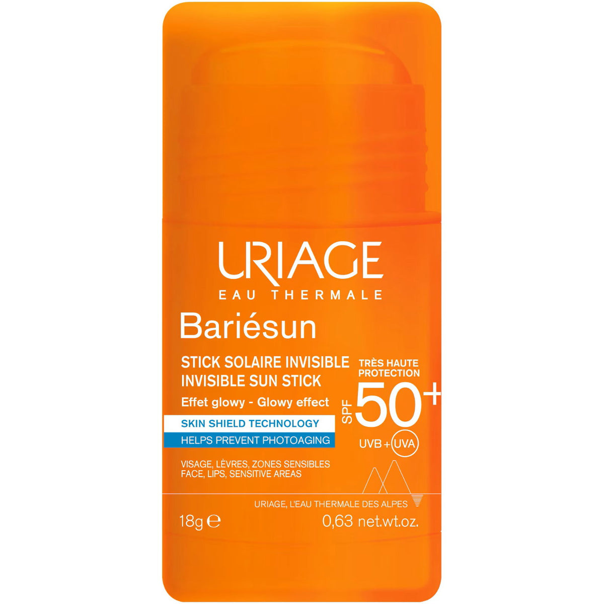 Uriage, Bariesun Invisible, Sonnenschutzstift, SPF50+, 18 g