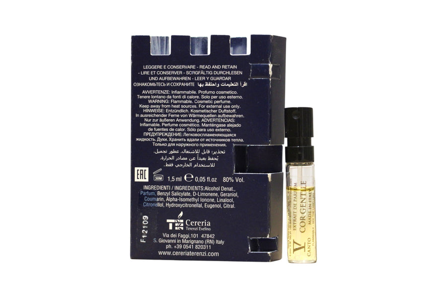 V Canto V Canto, Cor Gentile, Parfumextrakt, Unisex, 1.5 ml Fläschchen Vial
