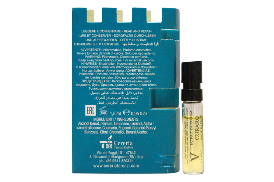 V Canto V Canto, Curaro, Parfumextrakt, Unisex, 1.5 ml Fläschchen Vial