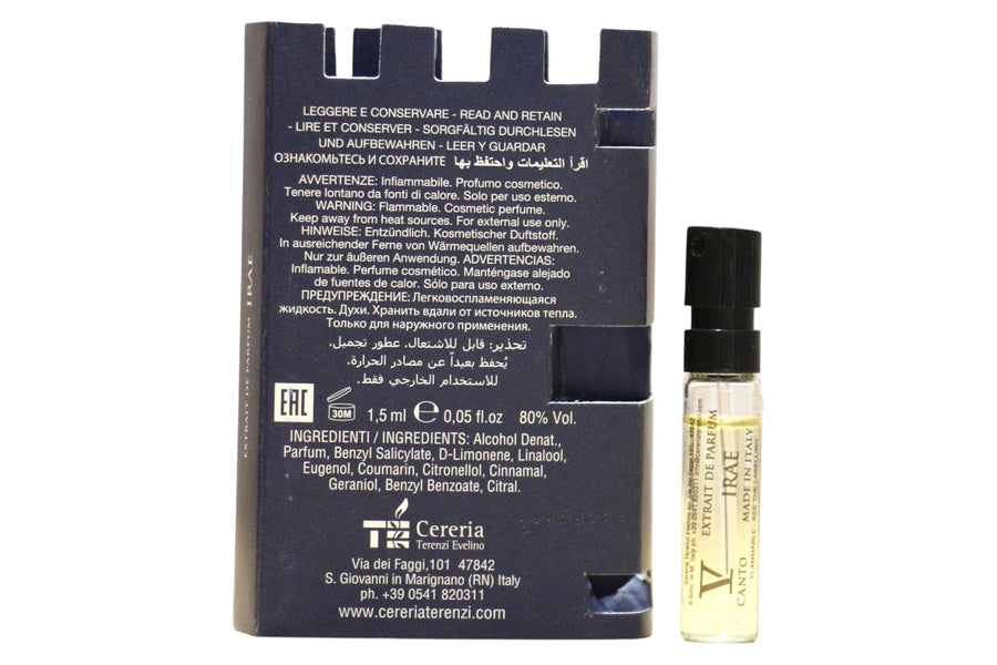 V Canto V Canto, Irae, Parfumextrakt, Unisex, 1.5 ml Fläschchen Vial