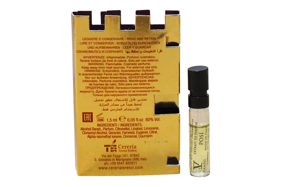 V Canto V Canto, Posi, Parfumextrakt, Unisex, 1.5 ml Fläschchen Vial