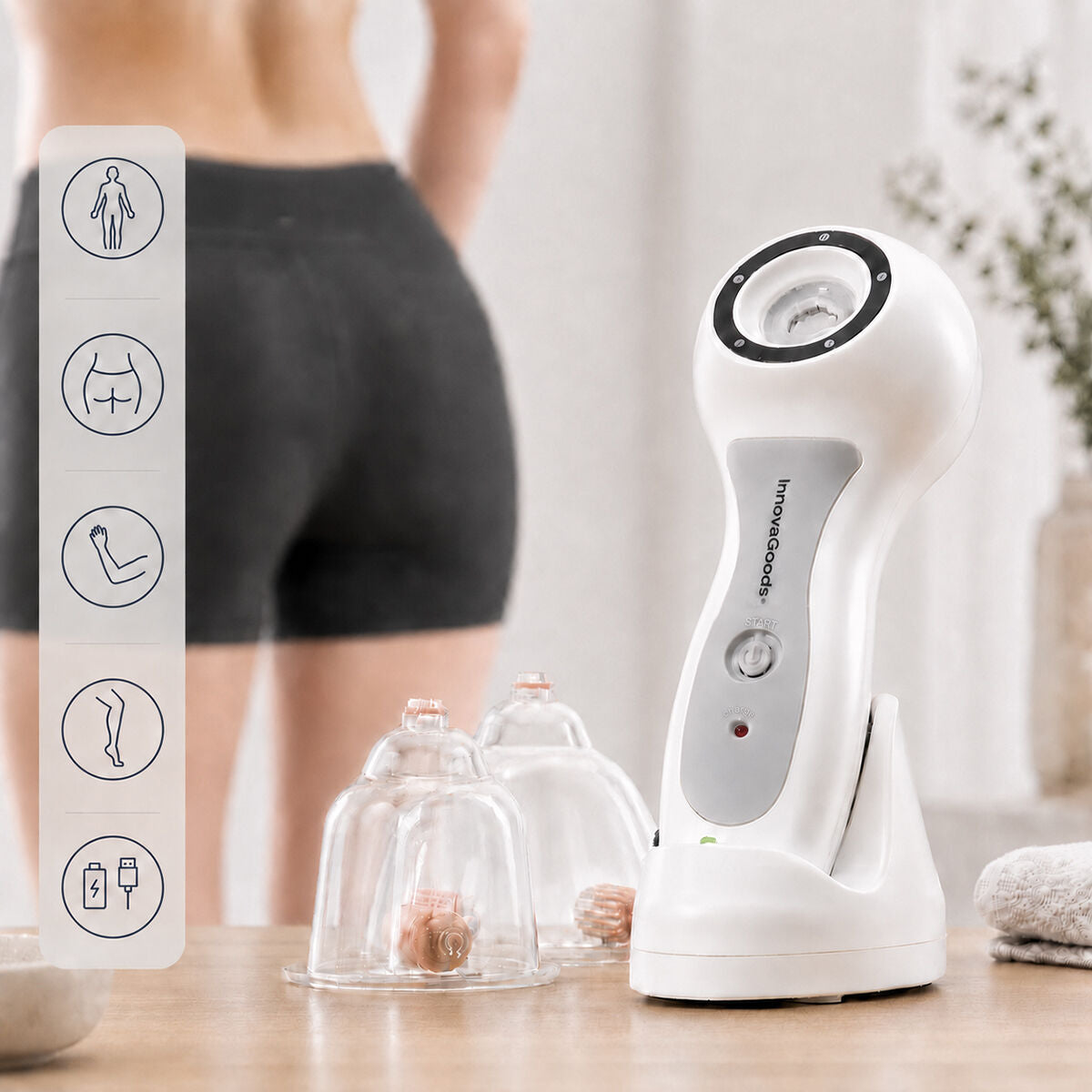 InnovaGoods Pro Vakuum-Massagegerät gegen Cellulite – Produktansicht