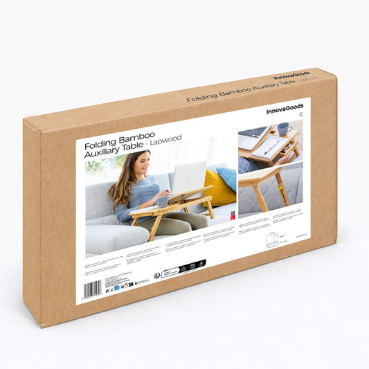 Beistelltisch aus Bambus, klappbar Lapwood InnovaGoods
