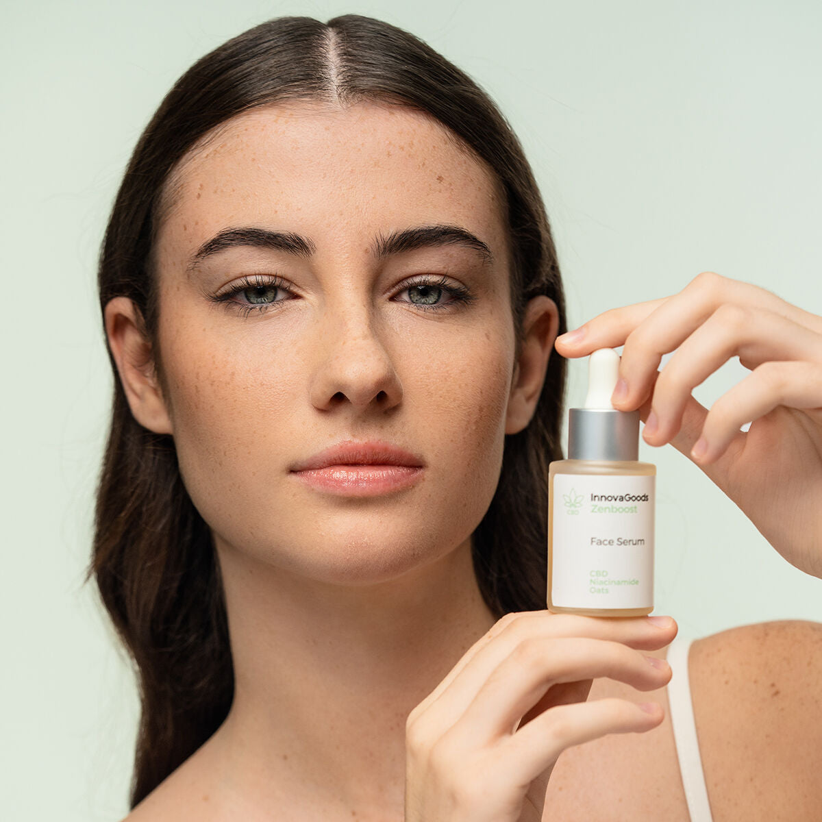 InnovaGoods Zenboost CBD-Gesichtsserum 30 ml – Rückansicht
