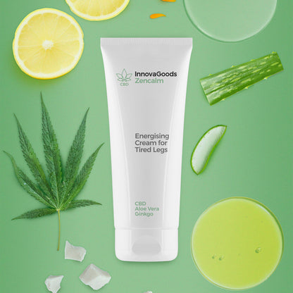InnovaGoods Zencalm CBD-Creme für müde Beine 200 ml – Detailansicht
