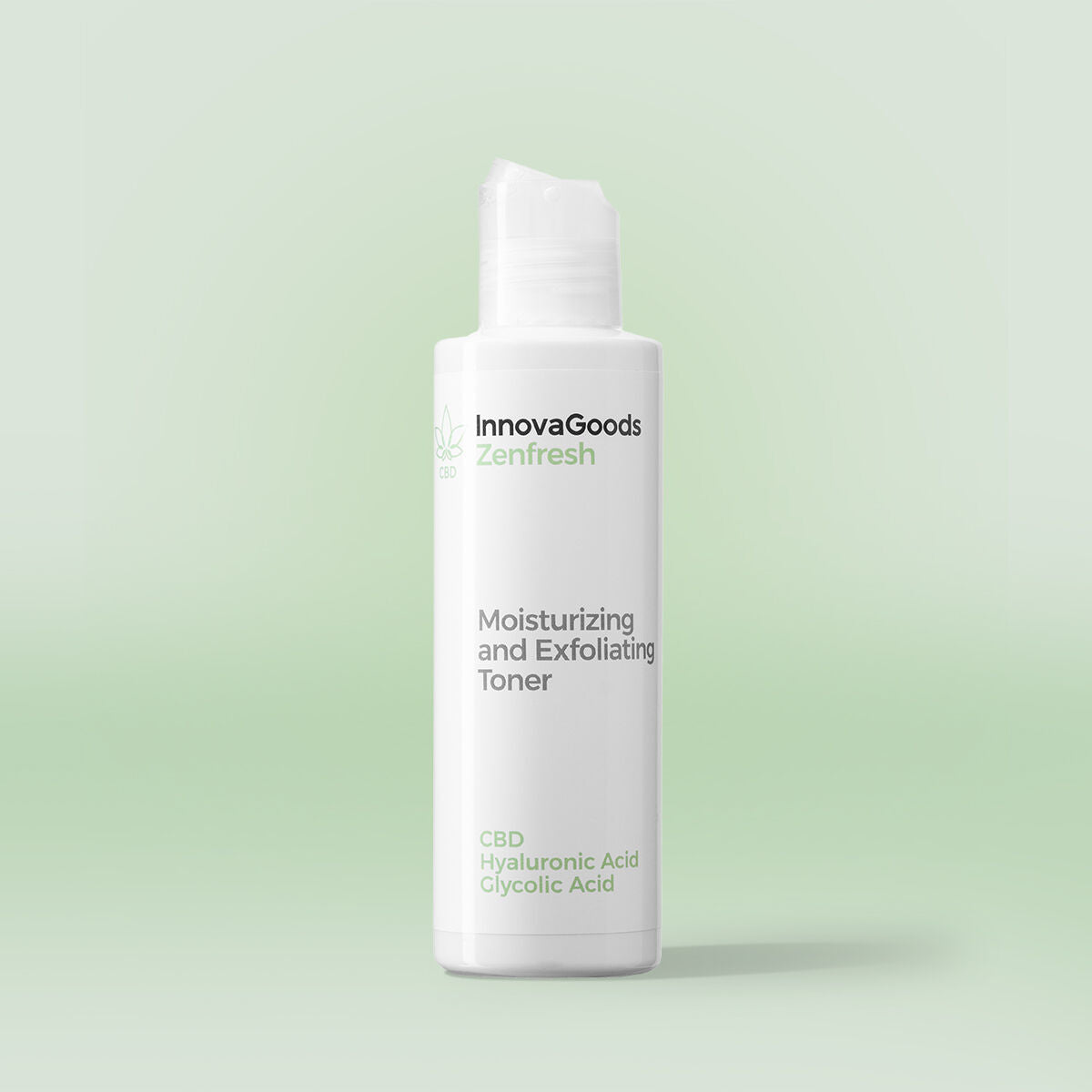 CBD Zenfresh Gesichtswasser mit Peeling-Effekt von InnovaGoods 150 ml – Produktansicht