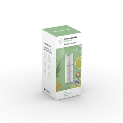 InnovaGoods Zencare CBD Feuchtigkeitscreme für das Gesicht, 50 ml – Rückansicht
