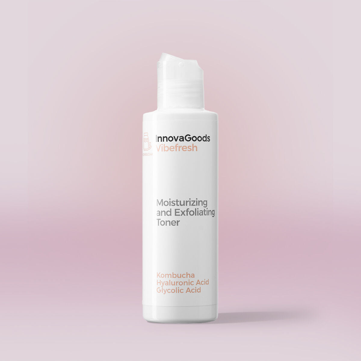 InnovaGoods Kombucha Vibefresh feuchtigkeitsspendendes Gesichtswasser mit Peeling-Effekt 150 ml – Produktansicht