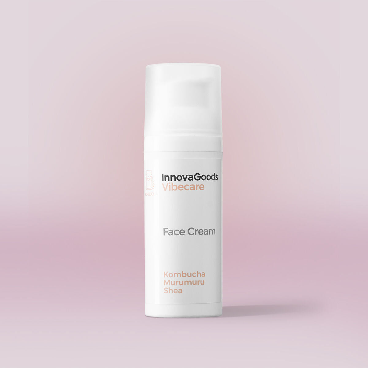 InnovaGoods Vibecare Kombucha Feuchtigkeitscreme für das Gesicht 50 ml – Produktansicht