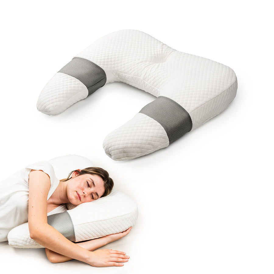 Ergonomisches U-förmiges Multifunktionskissen Ullow von InnovaGoods – Produktansicht