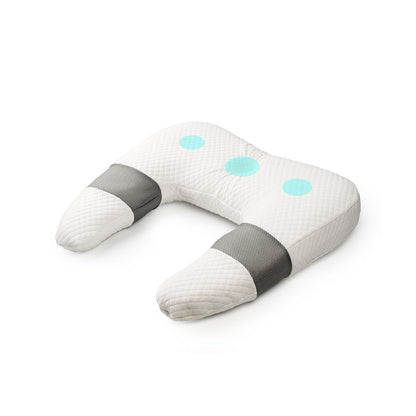 Ergonomisches U-förmiges Multifunktionskissen Ullow von InnovaGoods – Rückansicht