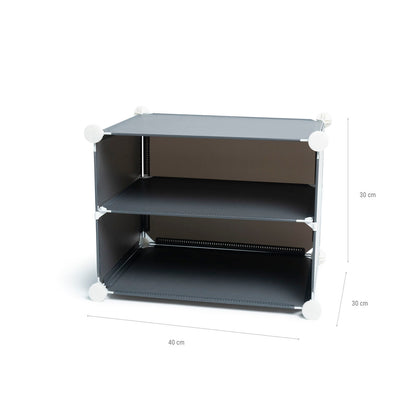 Tragbares Modul-Schuhregal InnovaGoods Grau - Variante V0103910 / ID 1210291
